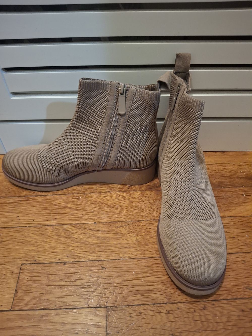 Style & Co. Knit Chukka Boots in Taupe - Picture 3 of 6